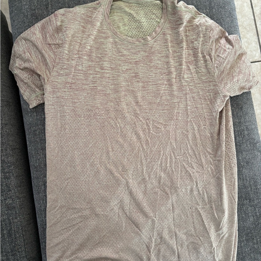 lululemon athletica Light Pink Short Sleeve Tee
